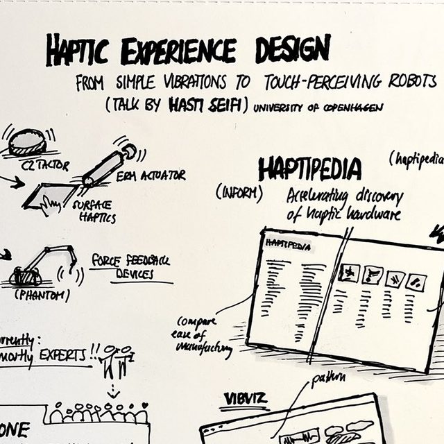 Hasti Seifi · 2022: Haptic Experience Design - From Simple Vibrations to Touch-Perceiving Robots
